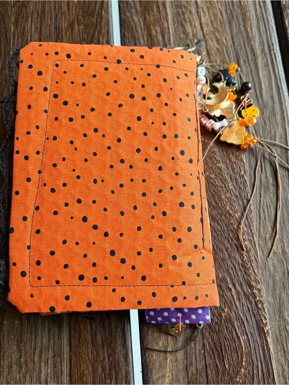 Halloween Junk Journal Small Handmade Decorated 3 Sig Pumpkin Jack O Lantern